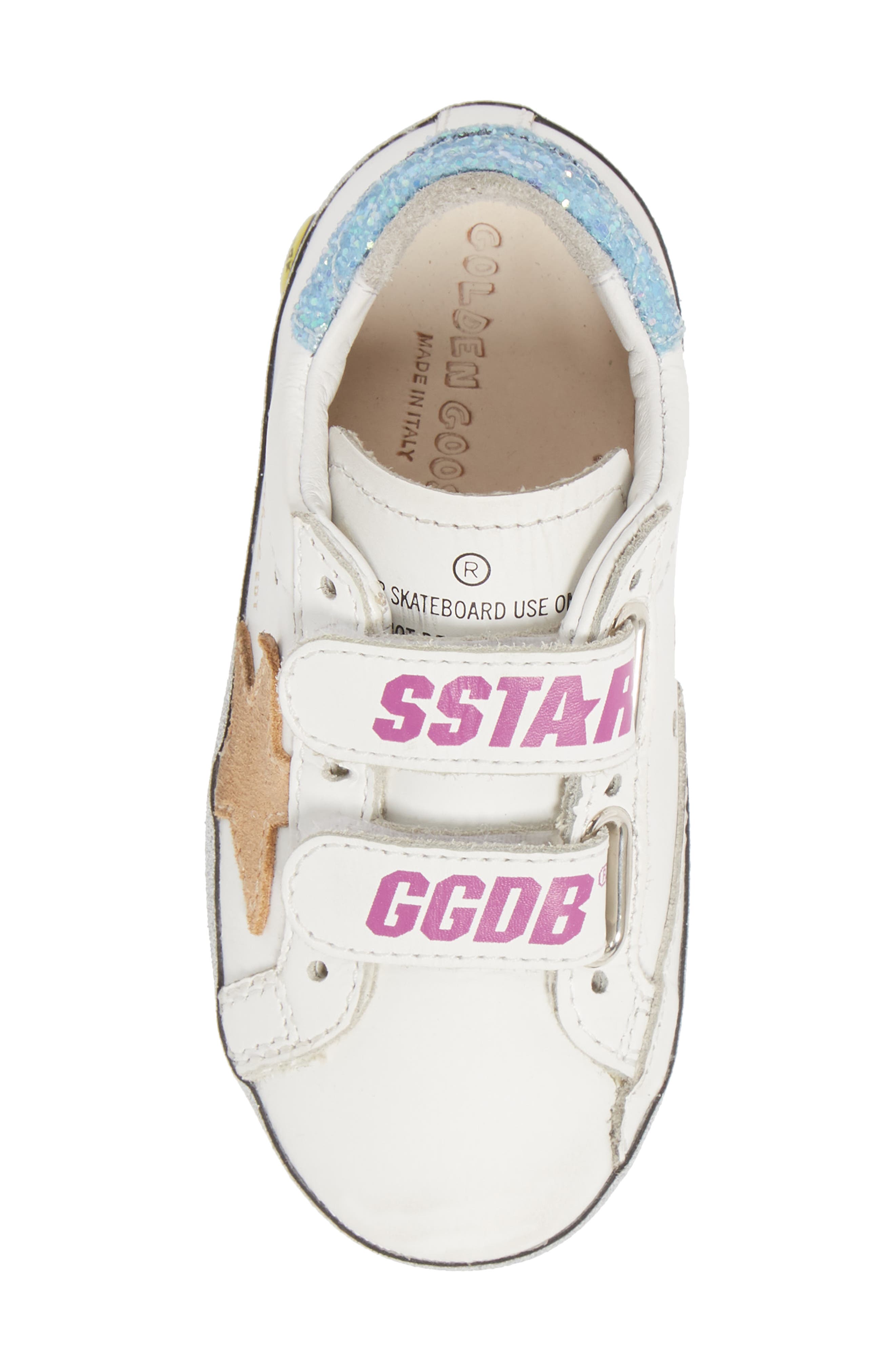 Golden Goose Old School Glitter Sneaker, Alternate, color, 