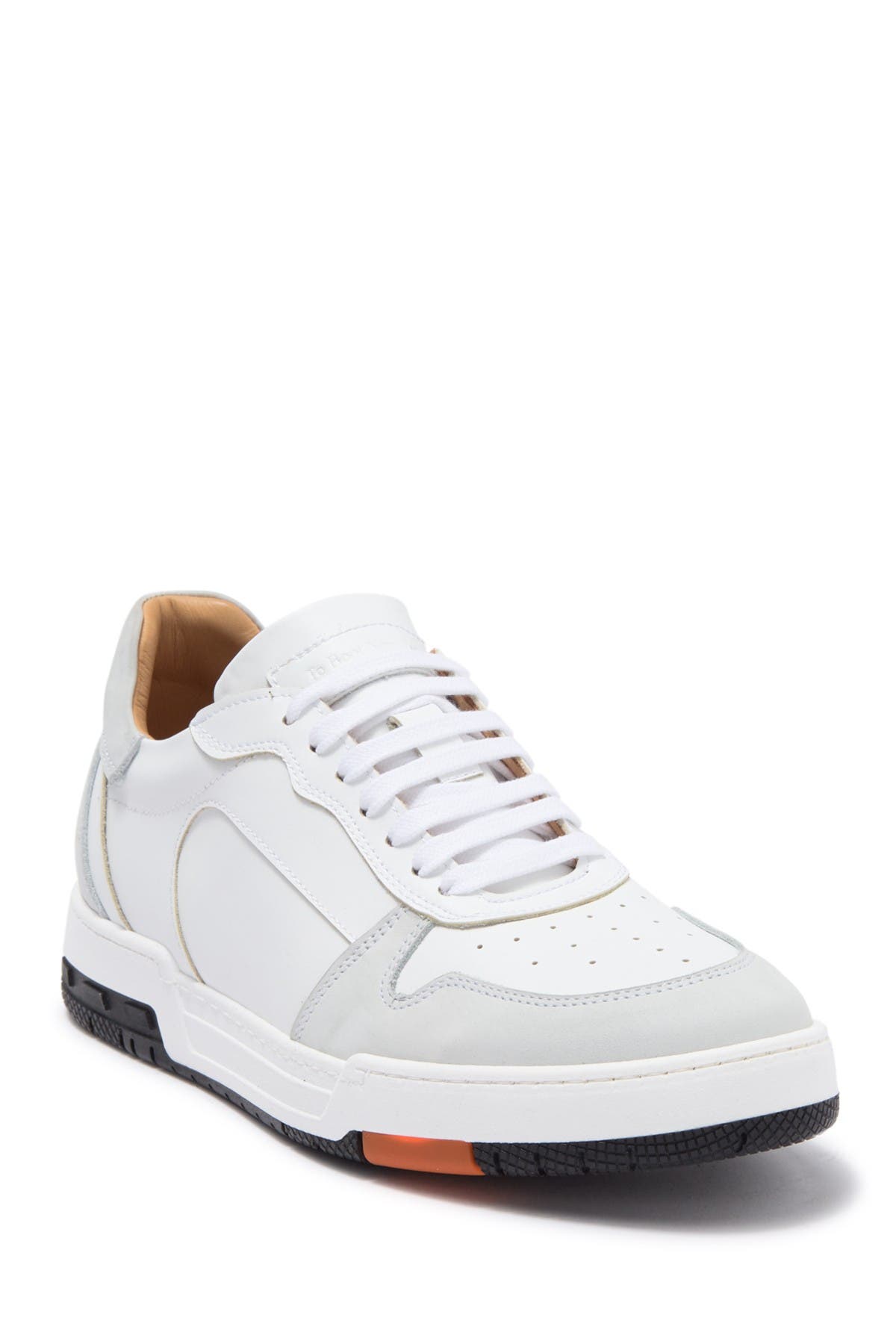 Jefferson Leather Sneaker, Main, color, WHT/ICE F.VIDA