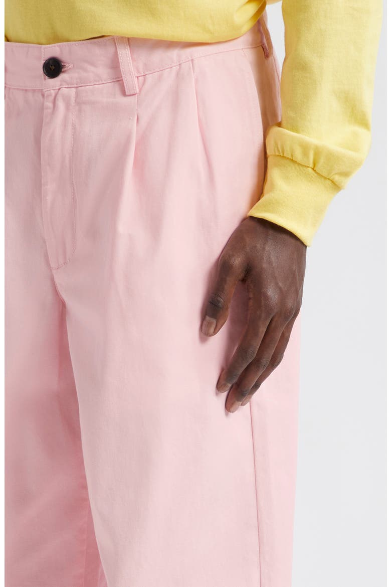 Double Pleat Twill Pants (Men) | Nordstrom