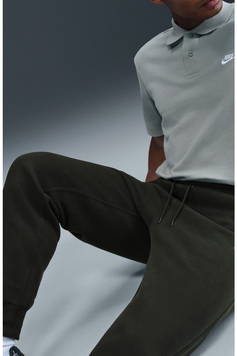 Club Fleece Joggers, Alternate, color, SEQUOIA/ WHITE