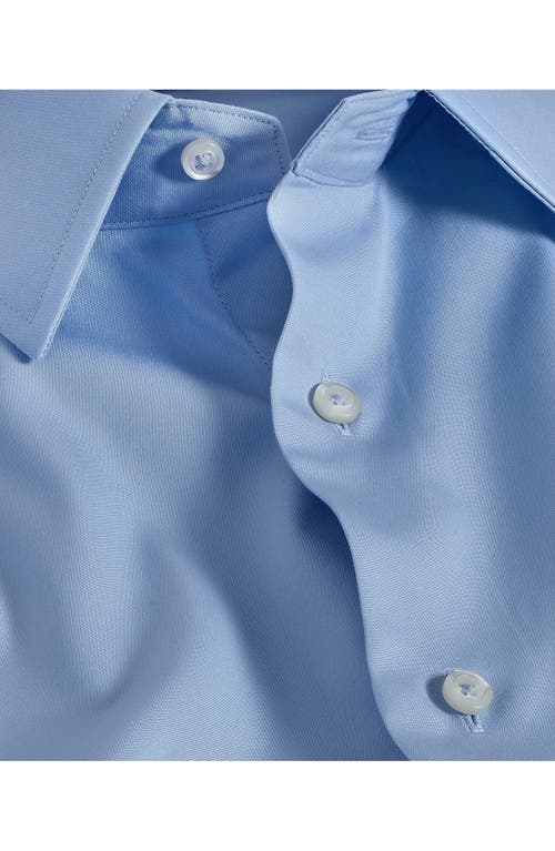 David Donahue Regular Fit Broadcloth French Cuff Dress Shirt