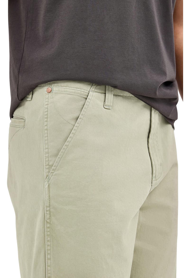 Casey Jones Flat Front Stretch Cotton Shorts, Alternate, color, TEA