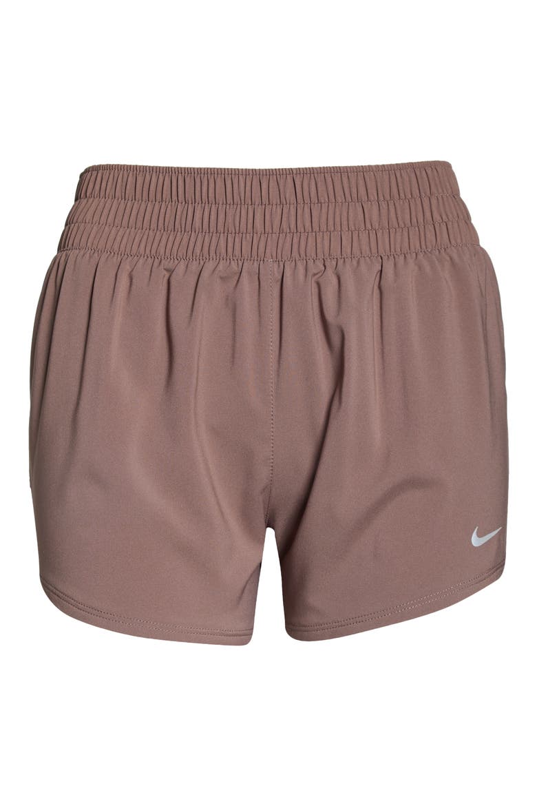 Dri-FIT Mid-Rise 3-Inch Brief-Lined Shorts, Alternate, color, PLUM ECLIPSE/ REFLECTIVE SILV