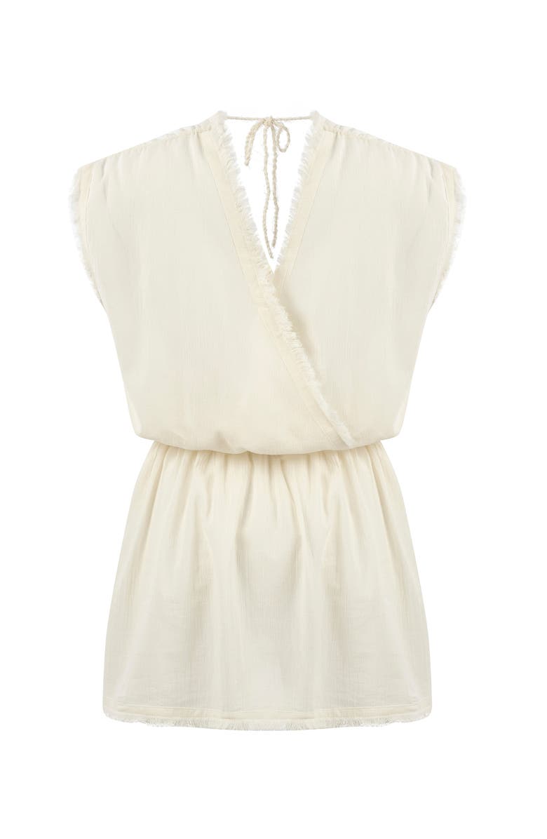 Labeca London Storm Striped Linen-Blend Bustier Top, Alternate, color, 