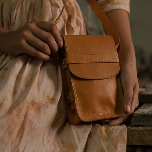 Joyn The Boxy Crossbody In Brown
