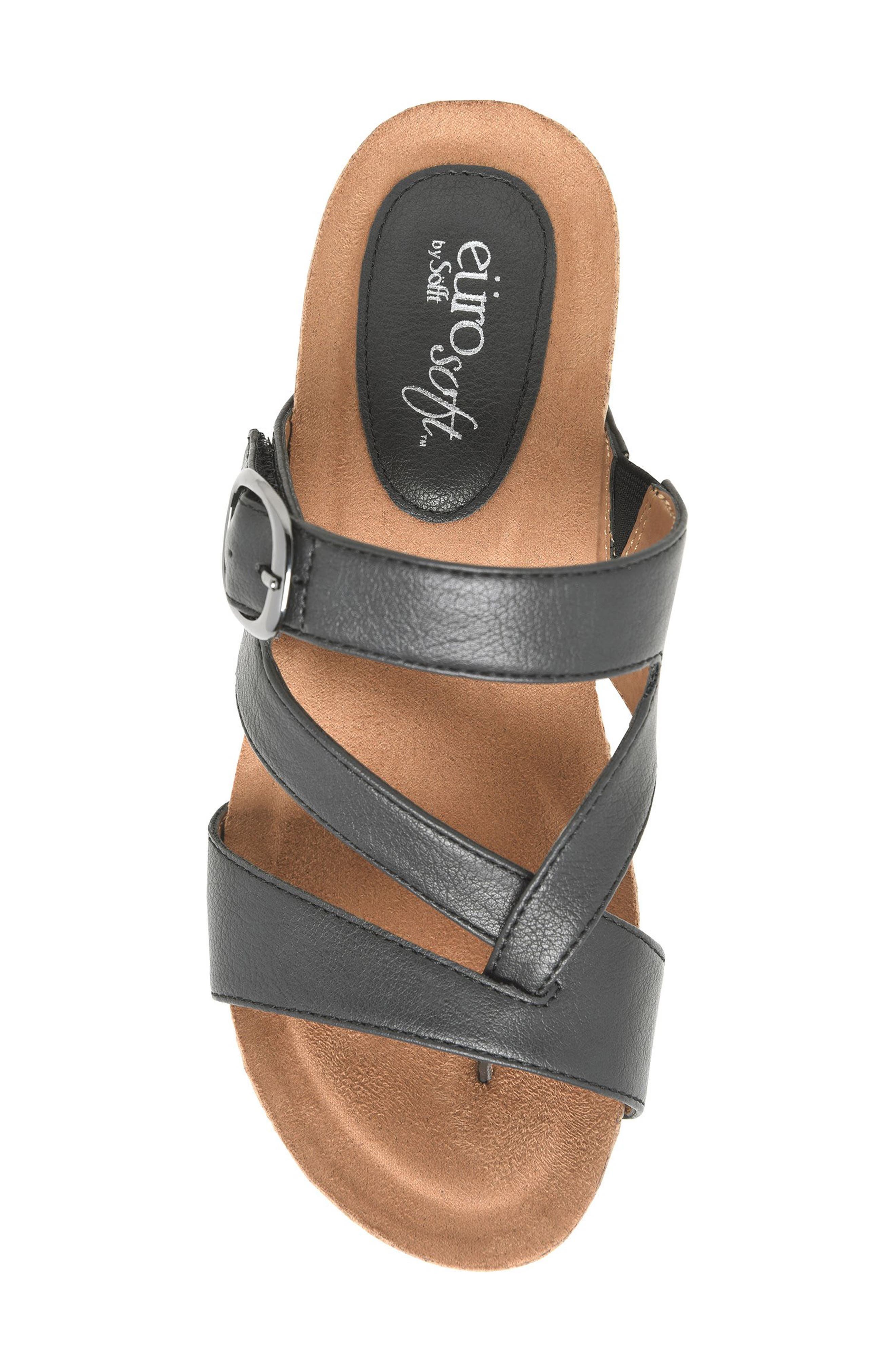 EUROSOFT Emrie Sandal, Alternate, color, Black