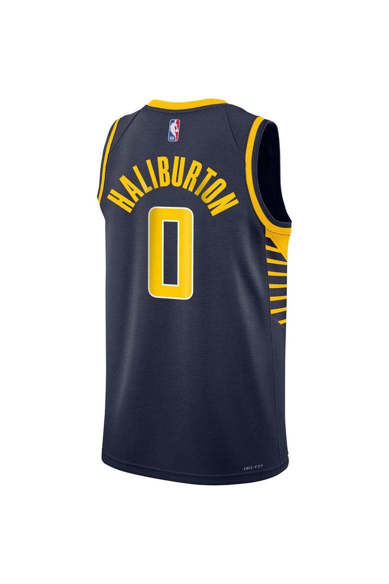 Youth Nike Tyrese Haliburton Navy Indiana Pacers Swingman Jersey - Icon Edition, Alternate, color, Navy