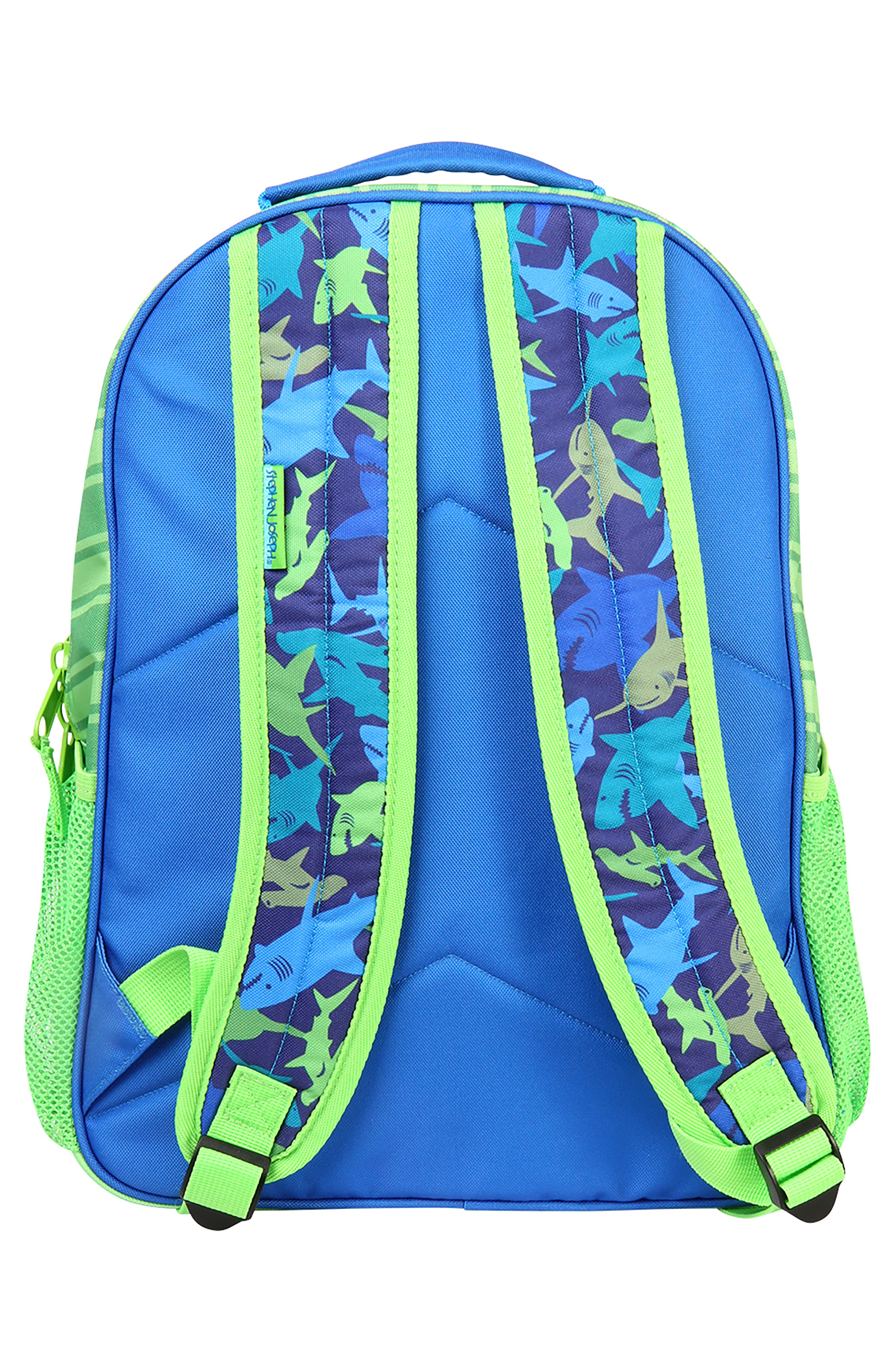 Stephen Joseph Shark Backpack & Lunchbox, Alternate, color, 