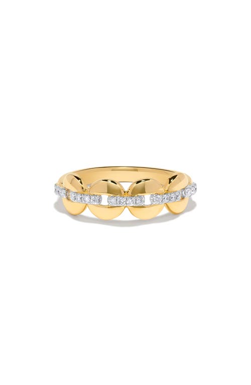 H.j. Namdar Diamond Round Link Ring