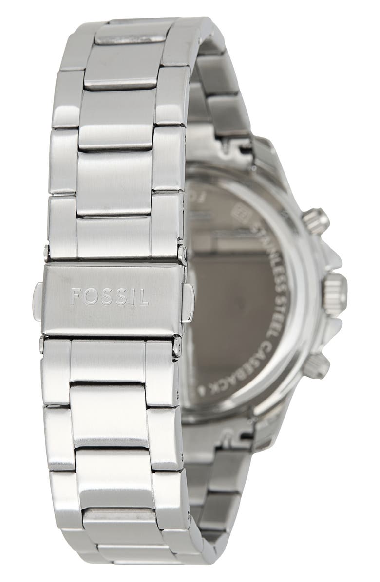 Fossil Bannon Multifunction Stainless Steel Watch, Alternate, color,