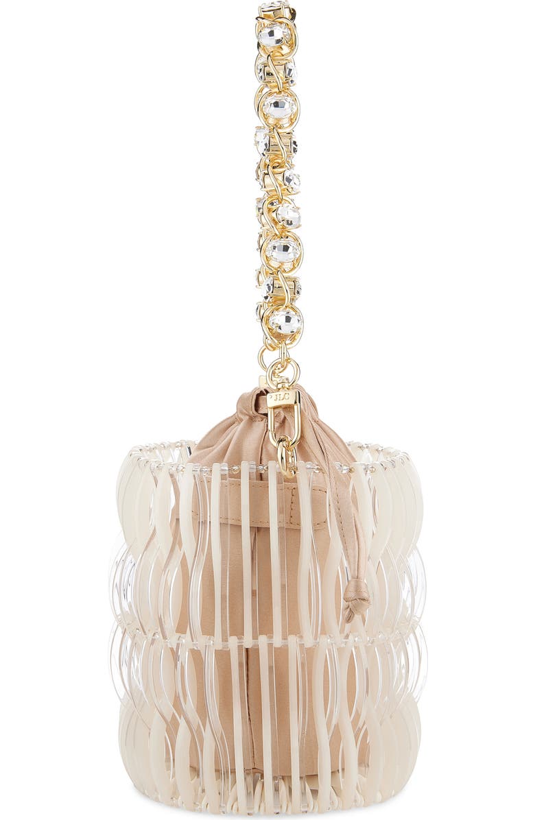 JUDITH LEIBER COUTURE Harper Clear Resin Handbag, Alternate, color, Clear/ Gold
