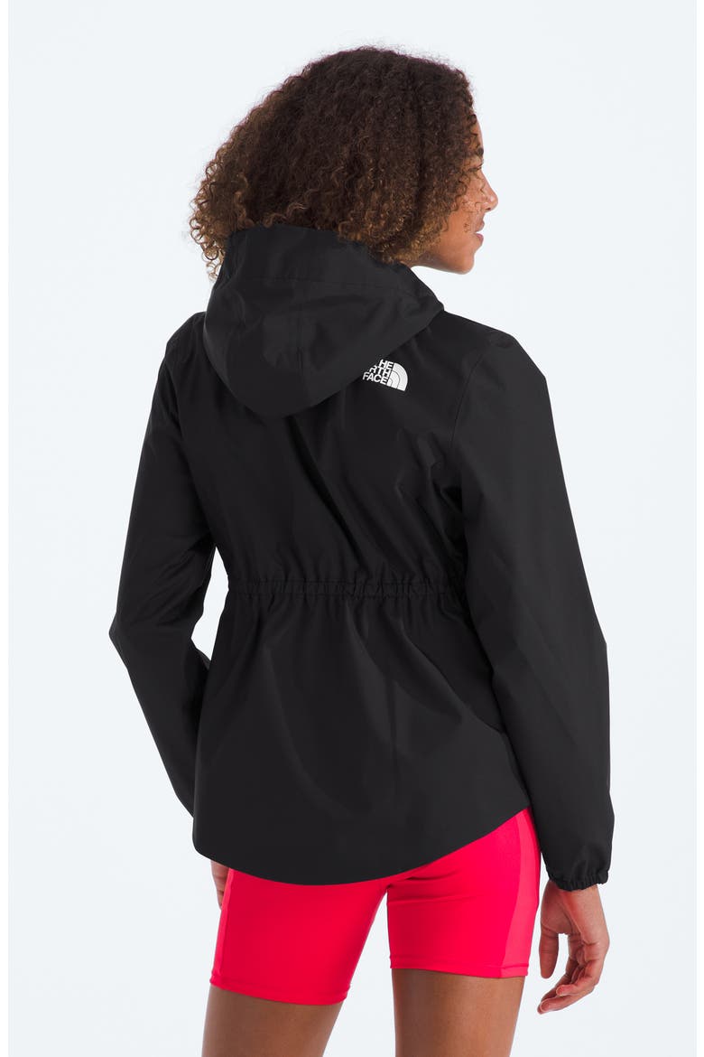 Kids' Antora Waterproof Rain Jacket, Alternate, color, TNF BLACK TNF BLACK