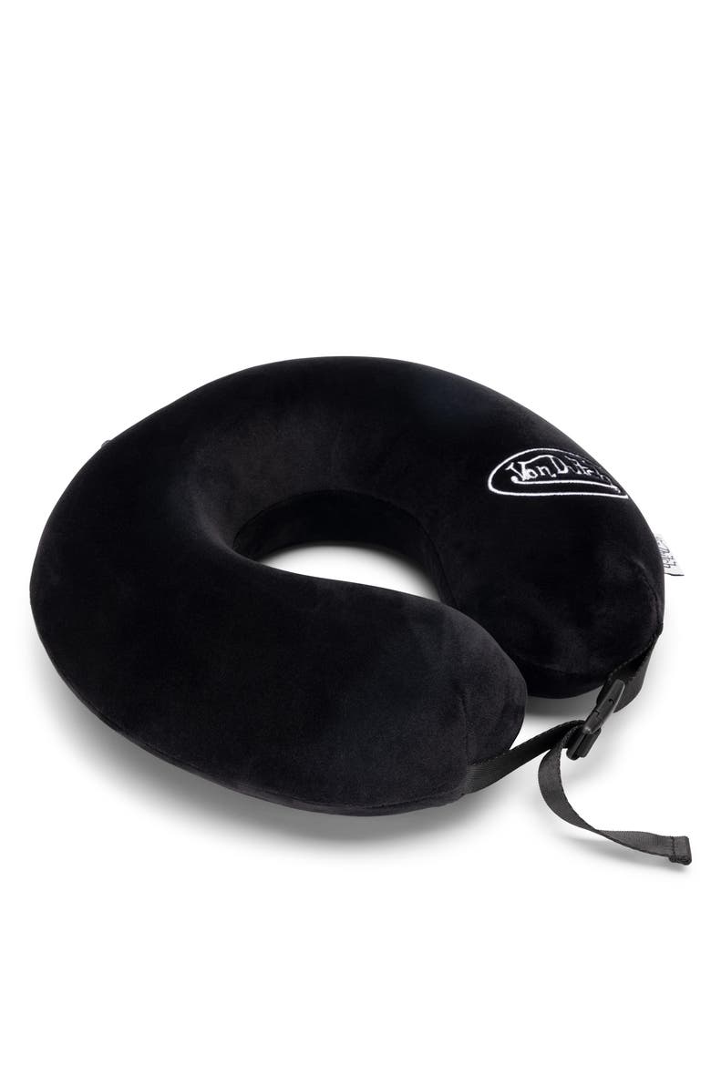 Classic Memory Foam Travel Neck Pillow, Alternate, color, Black