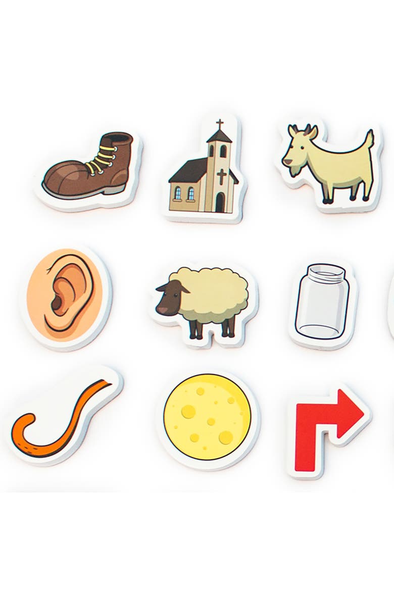 Vowel Objects Educational Aid, Alternate, color, Multicolored