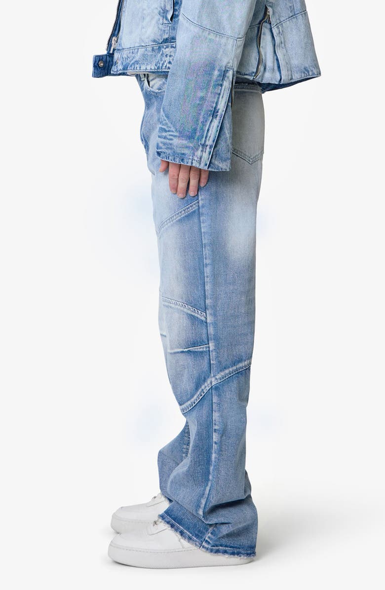 mnml Paneled Moto Denim Jeans, Alternate, color,
