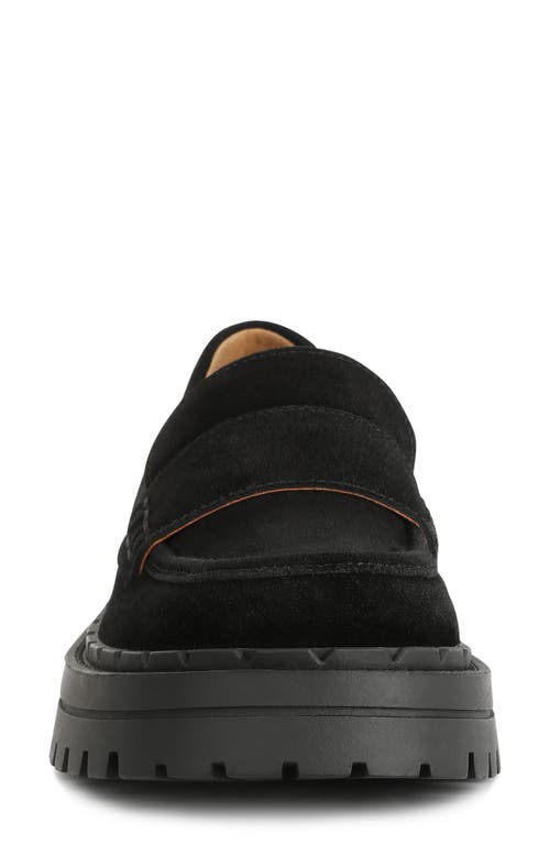 Rag & Co Honora Lug Sole Loafer In Black