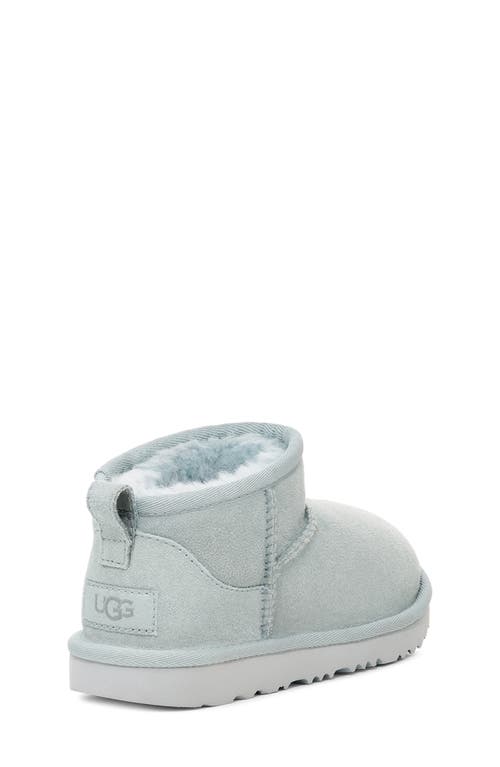 Ugg(r) Kids' Classic Ultra Water Resistant Genuine Shearling Mini Boot In Sea Foam