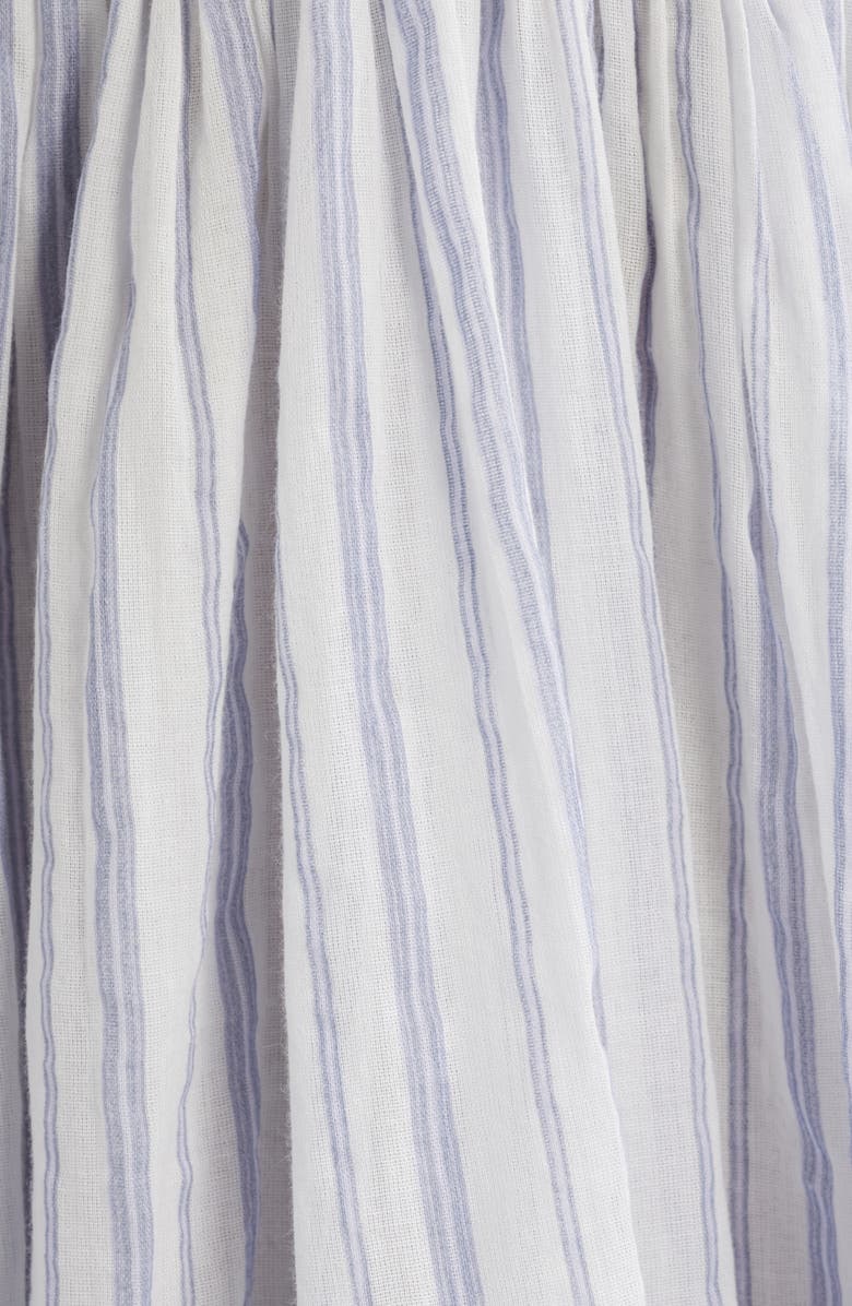 BDG Urban Outfitters Aria Stripe Babydoll Minidress, Alternate, color, Blue Stripe