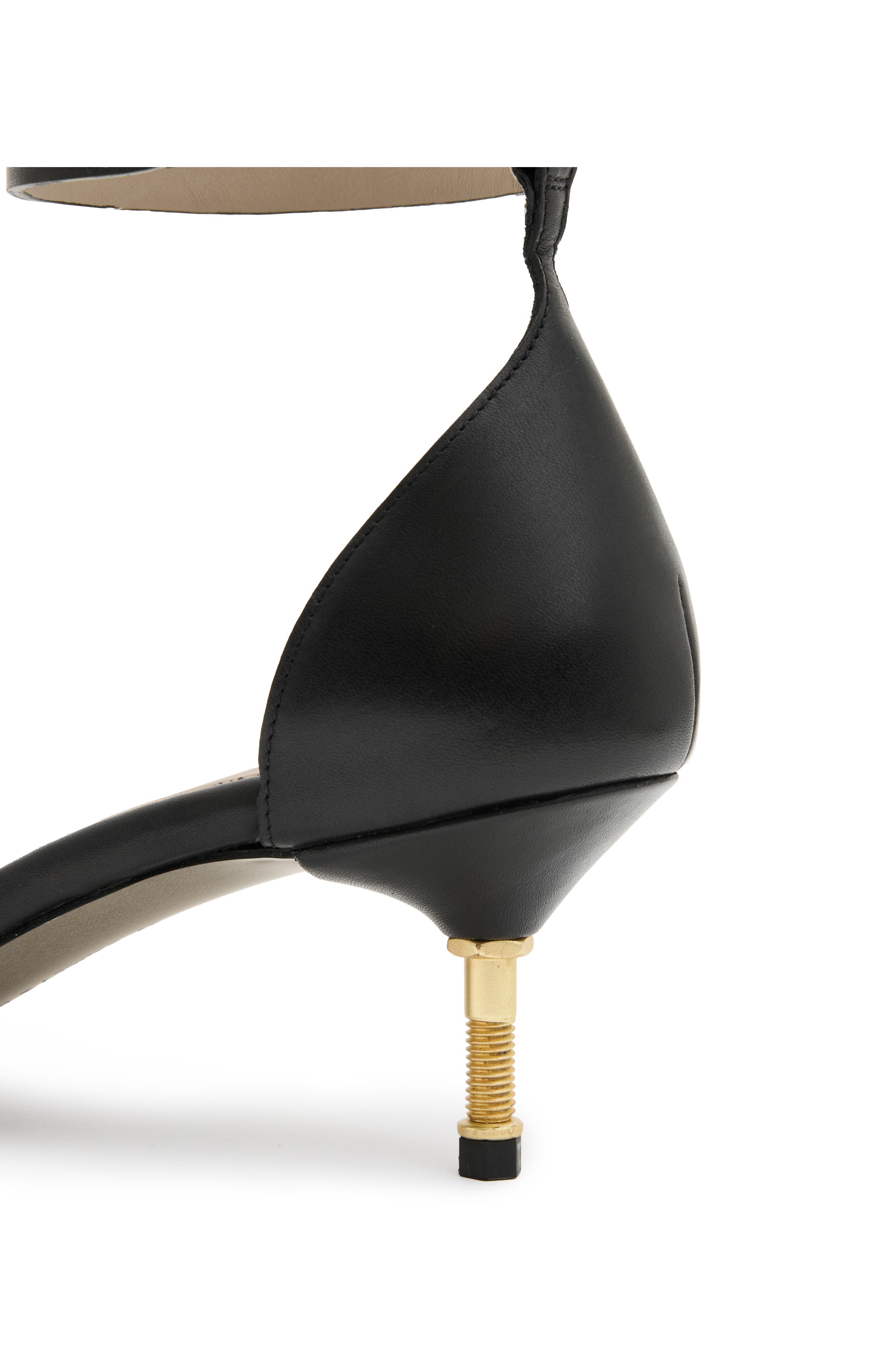 AllSaints Gloria Chain Sandal, Alternate, color, 