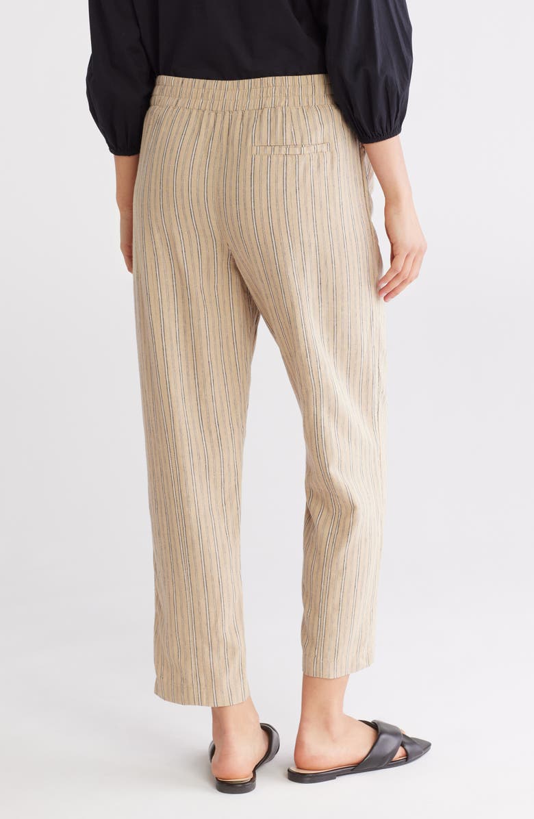 Pull-On Linen Blend Pants