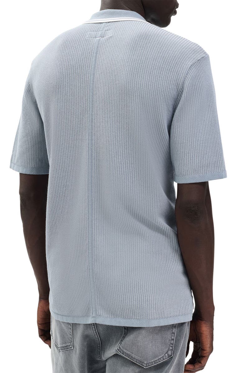 rag
bone Harvey Tipped Polo, Alternate, color, Light Blue