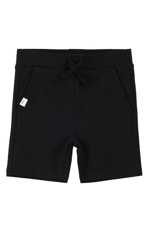 Miles The Label Basics Cotton T-shirt & Shorts Set In Black