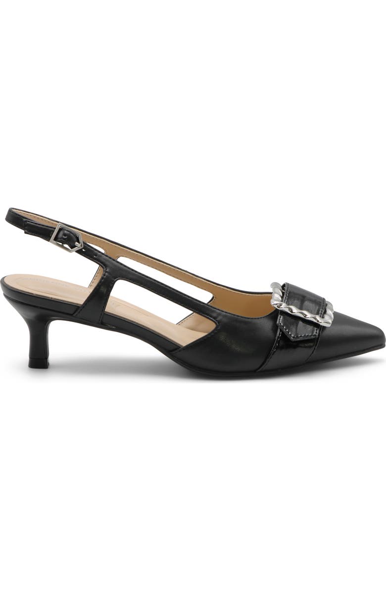 Adrienne Vittadini Sippy Pointed Toe Slingback Pump, Alternate, color, Black