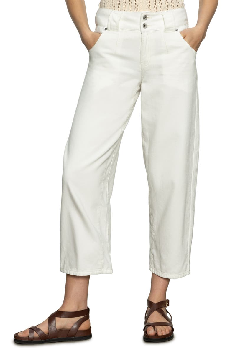 Sanctuary Side Car High Waist Ankle Barrel Jeans, Alternate, color, 