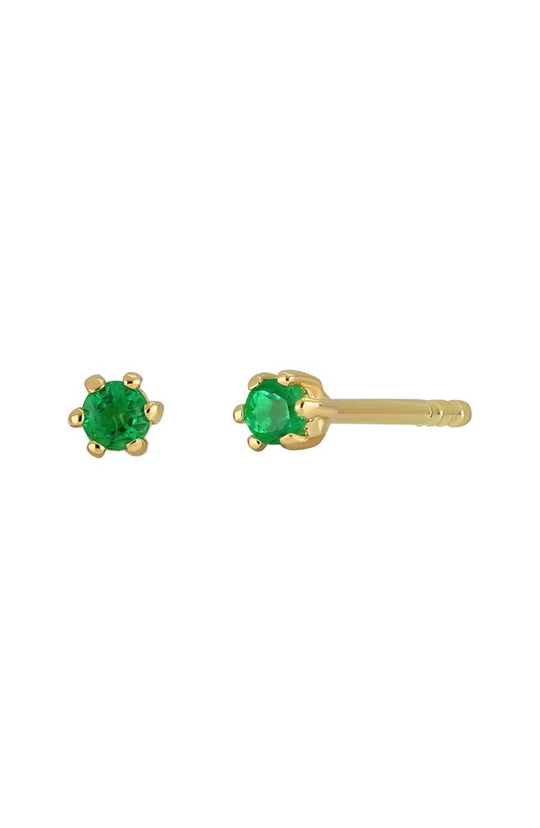 Bony Levy 18K Yellow Gold Solitaire Stud Earrings, Main, color,