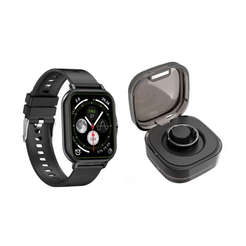 Smart Watch & Wellness Ring Bundle