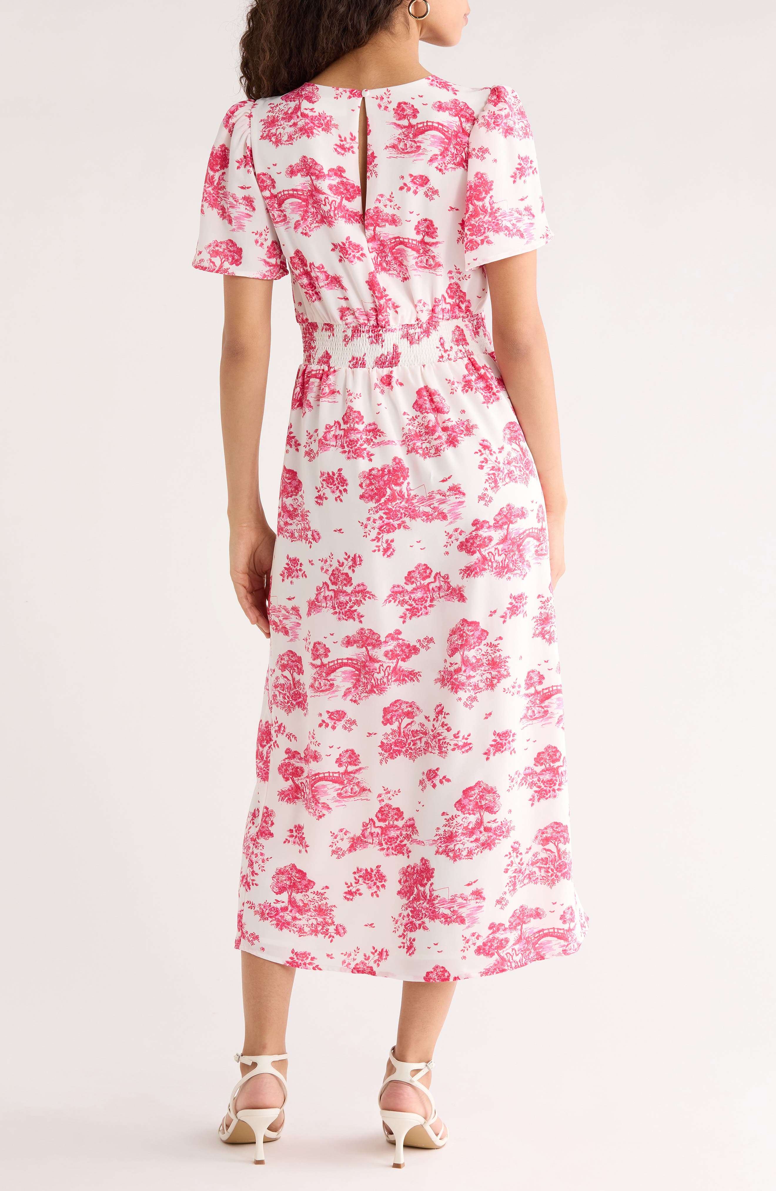 Ainsley Meadow Bloom Midi Dress - image 2