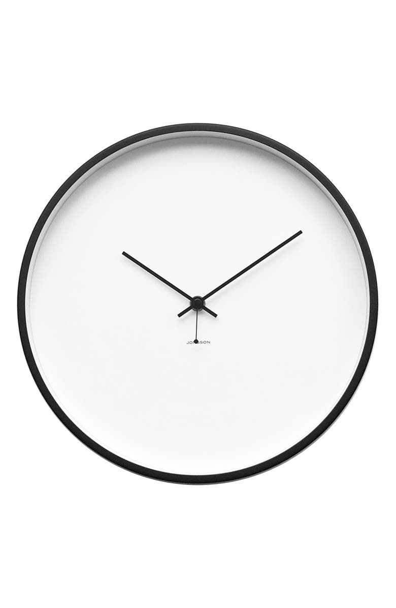 Jonsson Clocks Nada Wall Clock, Main, color, 