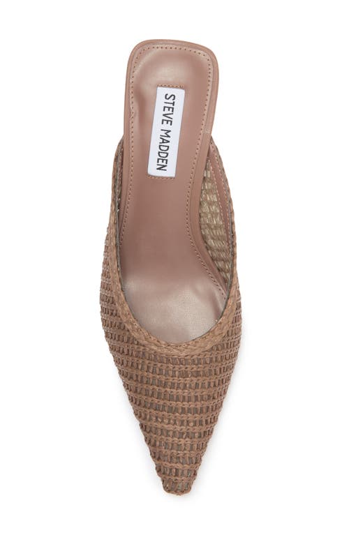Steve Madden Cleverr Woven Mule In Brown