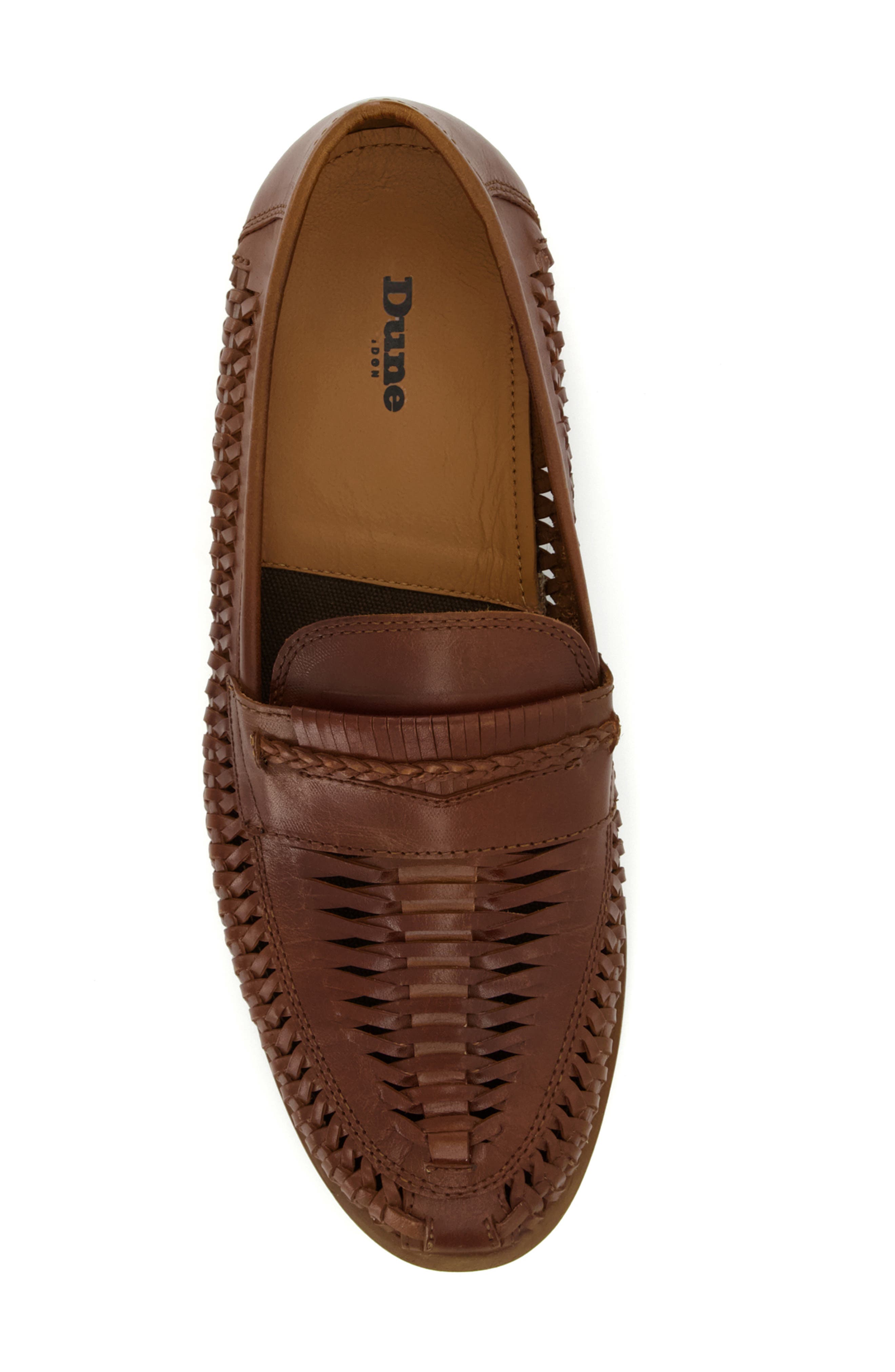 Dune London Brickles Woven Loafer, Alternate, color, Tan
