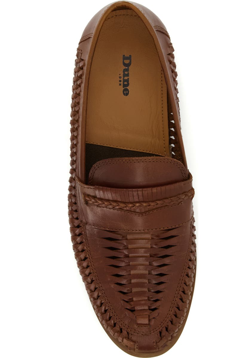 Dune London Brickles Woven Loafer, Alternate, color, Tan