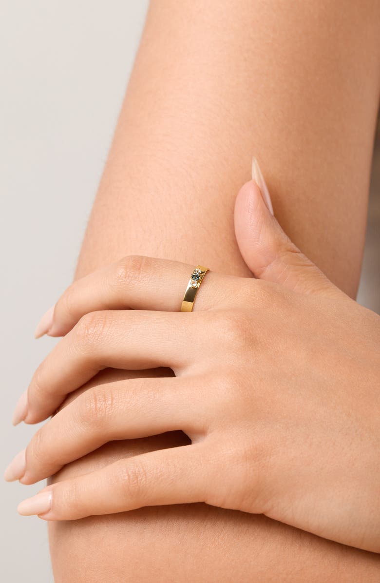 Bony Levy Color 14K Gold Oval Pendant Ring, Alternate, color, 14K Yellow Gold Topaz