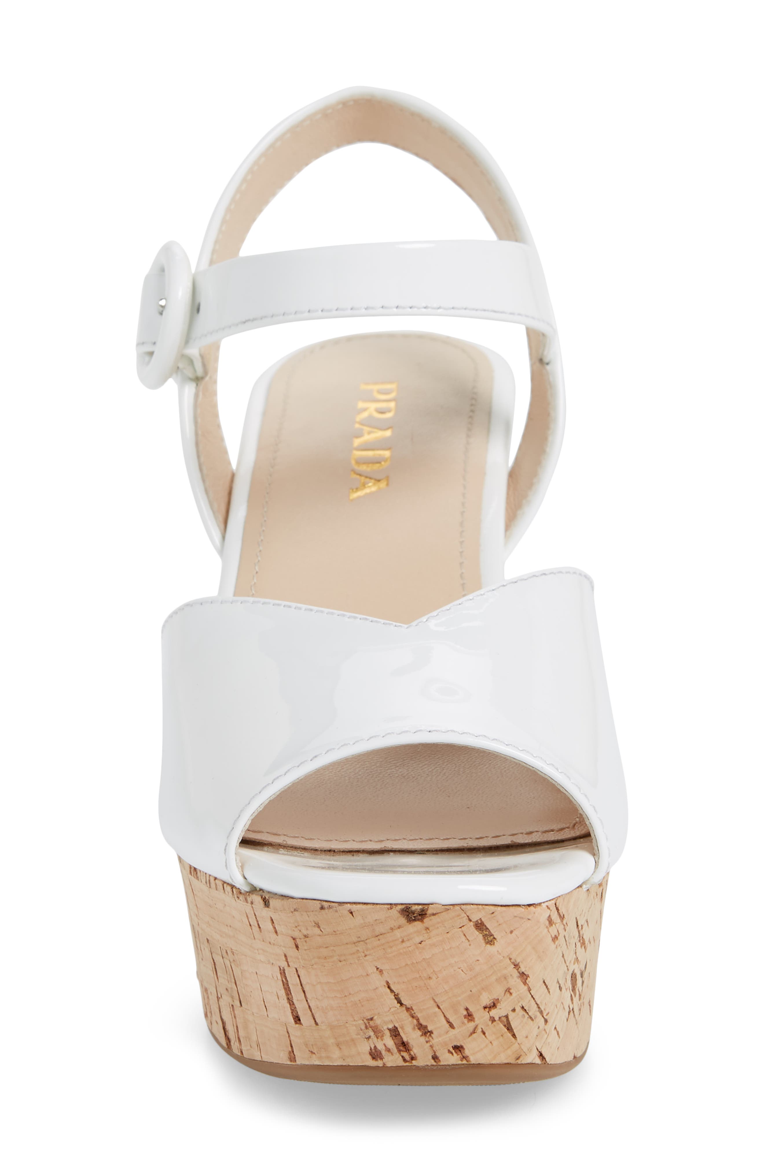 Prada Wedge Platform Sandal, Alternate, color, 