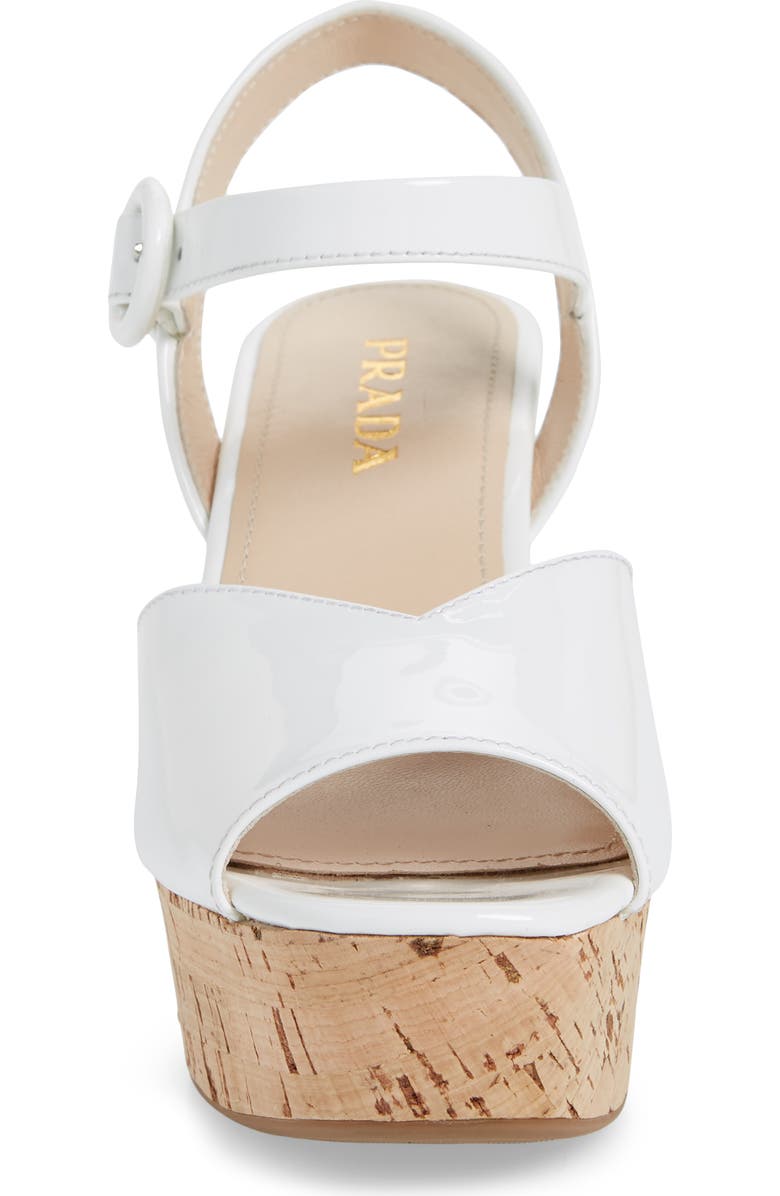 Prada Wedge Platform Sandal, Alternate, color,