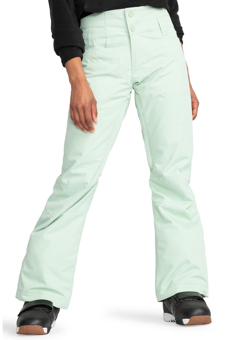 Diversion Waterproof Shell Snow Pants, Main, color, CAMEO GREEN