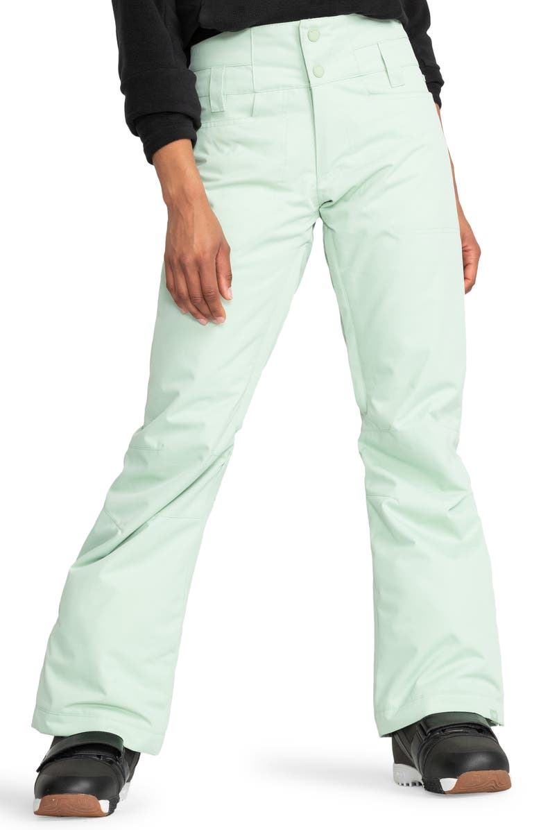 Roxy Diversion Waterproof Shell Snow Pants, Main, color,