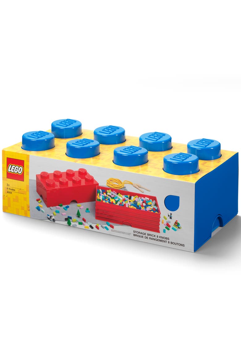 Storage Brick 8 Bright Blue, Main, color, Blue
