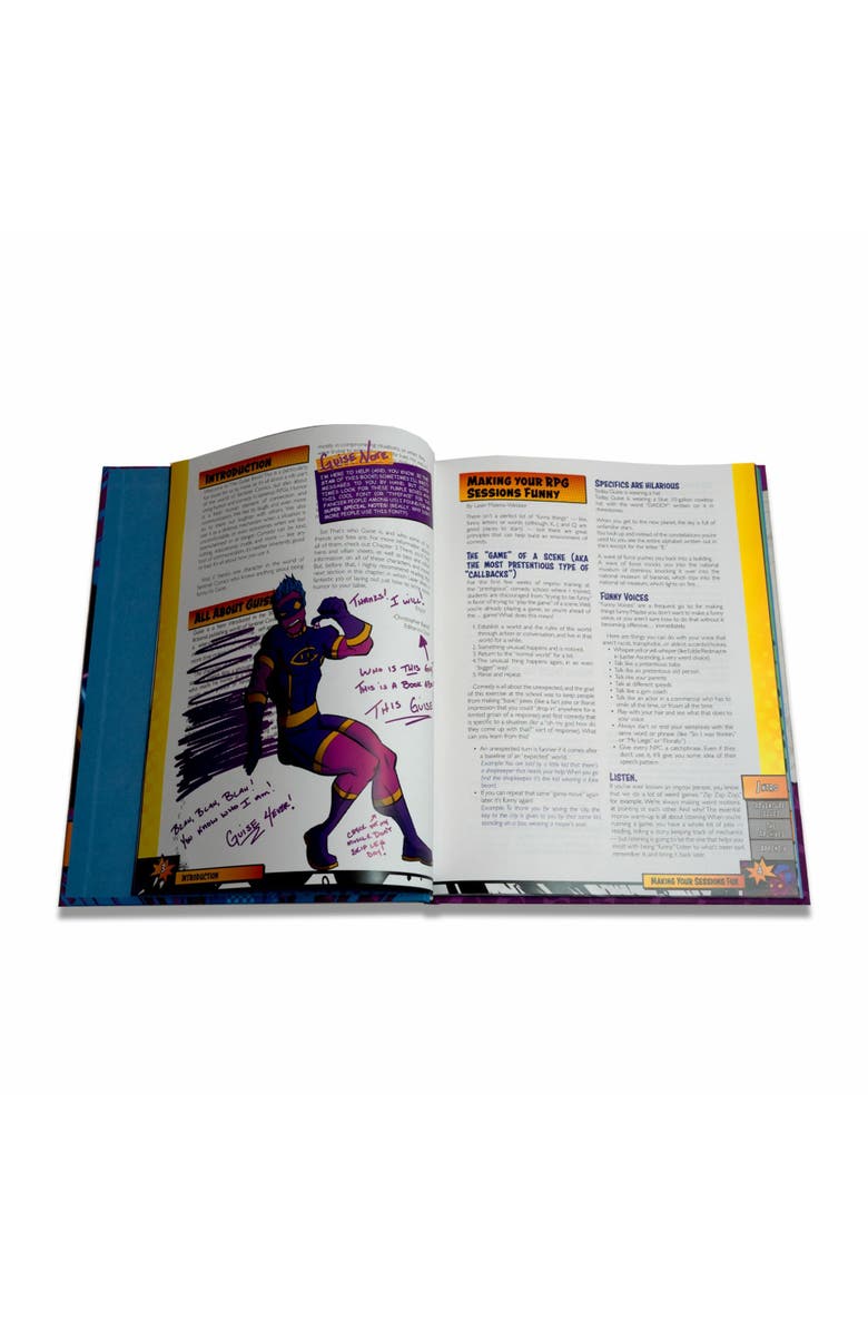 Greater Than Games The Roleplaying Game Guise Book! Expansion Hardcover Book, Alternate, color, Multicolored