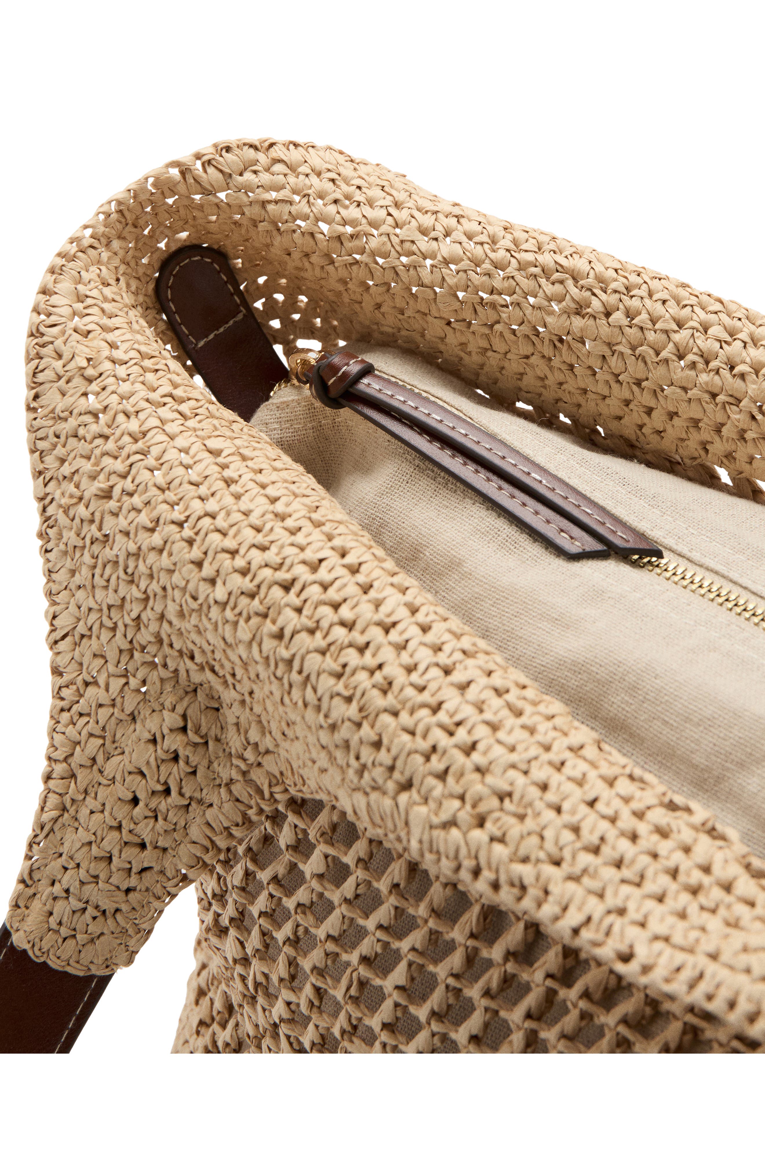 Natural Fiber Tote, Alternate, color, BEIGE