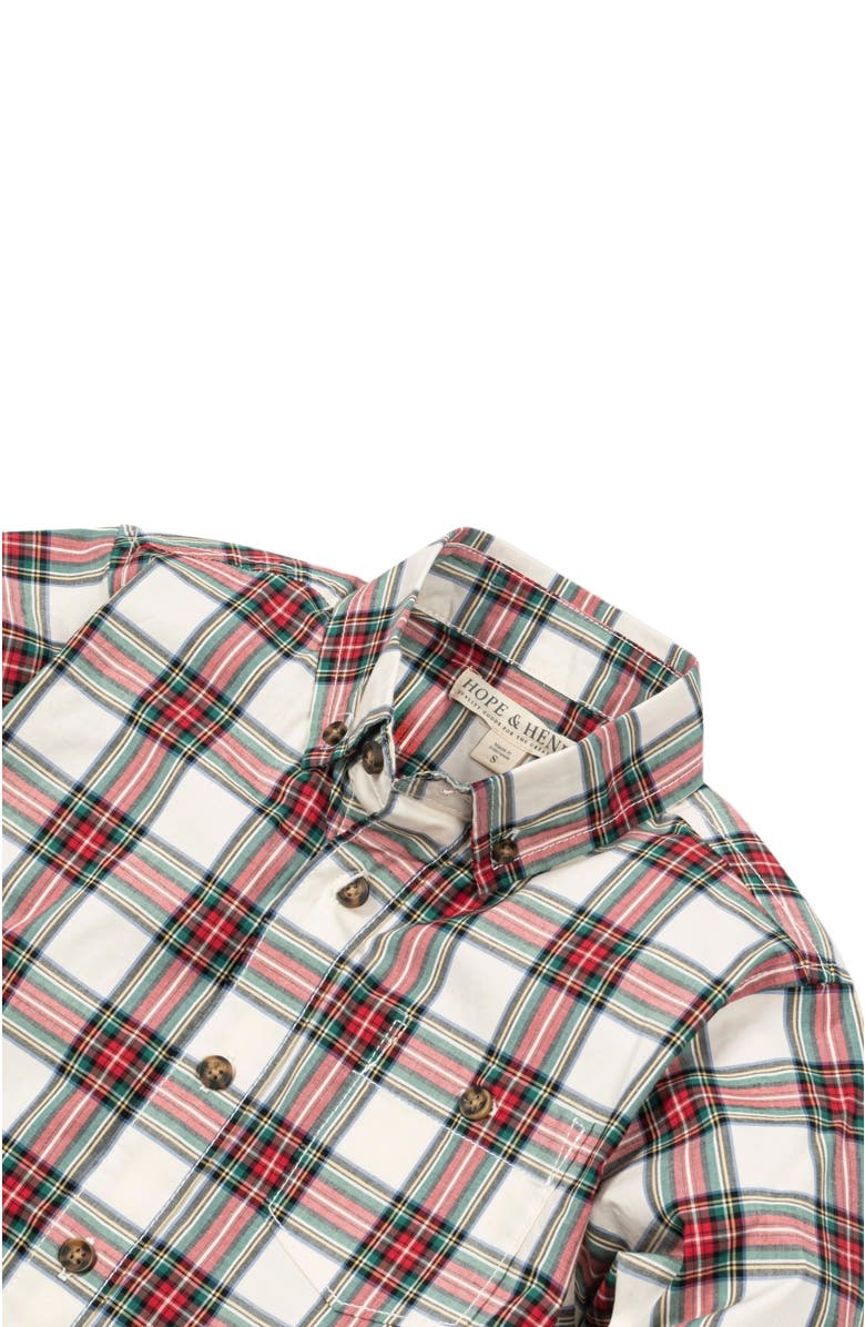 Hope & Henry Baby Boys' Stretch Poplin Button Down Shirt, Infant, Alternate, color,