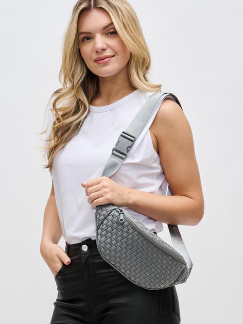 Sol And Selene Aim High Belt Bag In Grey