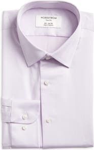 Nordstrom Trim Fit Herringbone Dress Shirt
