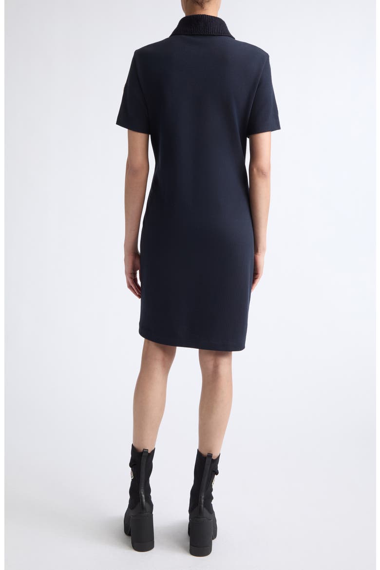 Cotton Piqué Polo Minidress, Alternate, color, BLUE