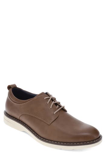 Dockers Mens Damick Dress Casual Lace Up Oxford Shoe In Taupe