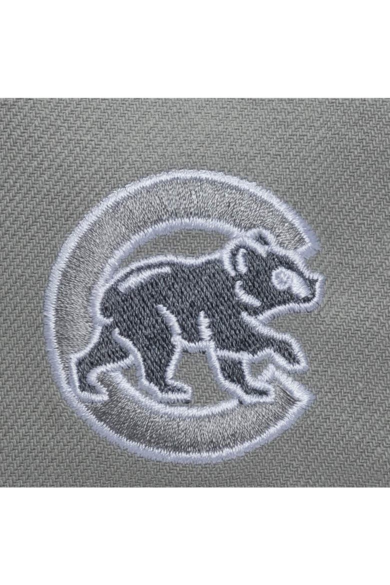 Men's Mitchell & Ness  Gray Chicago Cubs Thunderstorm Head Coach Pro-Crown Adjustable Hat, Alternate, color, Gray