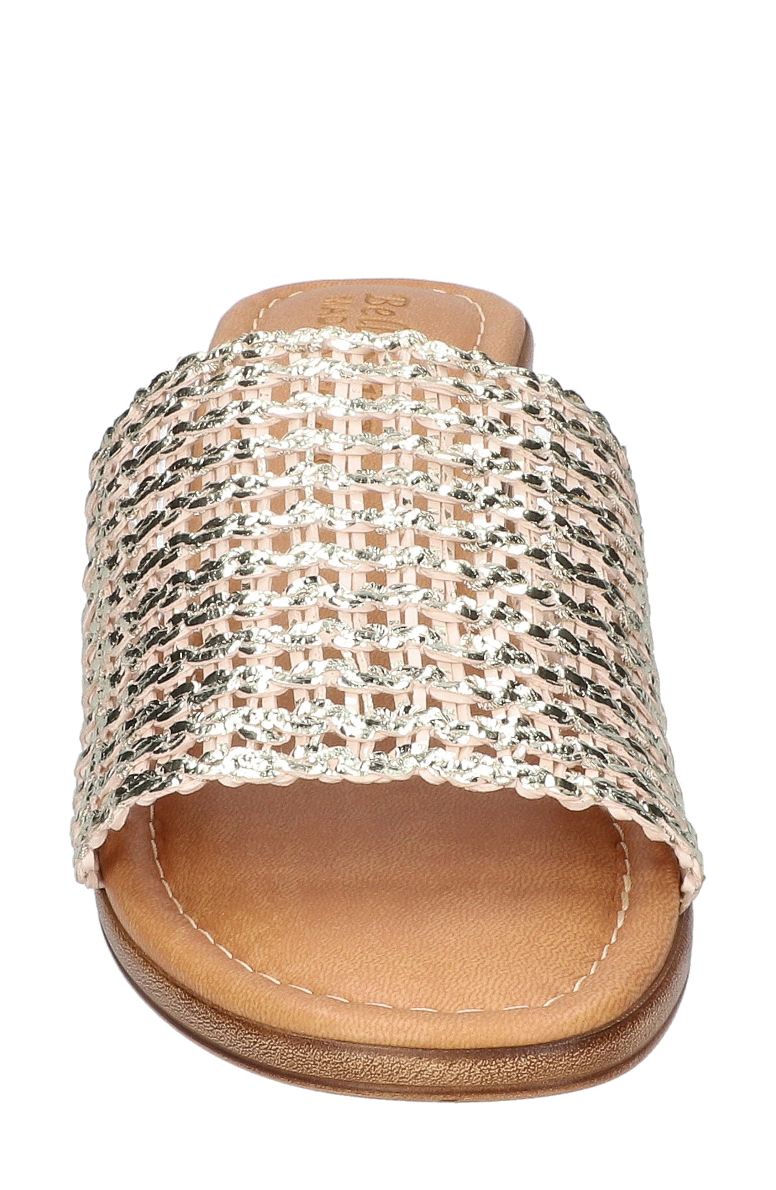 Bella Vita Eni-Italy Slide Sandal, Alternate, color, Gold Woven